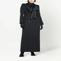Balenciaga Maxi Hourglass coat - Black