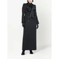 Balenciaga Maxi Hourglass coat - Black