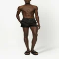 Dolce & Gabbana DG Monogram jacquard swim shorts - Black
