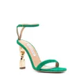Aquazzura 105mm open-toe sandals - Green