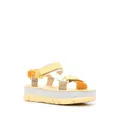 Camper Oruga Up open toe sandals - Yellow
