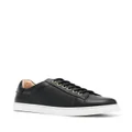 Gianvito Rossi leather lace-up sneakers - Black