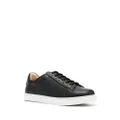 Gianvito Rossi leather lace-up sneakers - Black