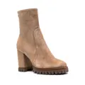 Gianvito Rossi Timber 70mm suede boots - Neutrals