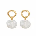 Monica Vinader Nura Keshi Pearl drop earrings - Gold