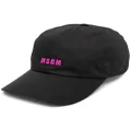 MSGM logo-print baseball cap - Black