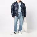 Canada Goose Blue Quilted Zip Fastening Jacket