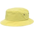 Mackintosh logo-patch bucket hat - Yellow