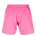 Alexander McQueen logo-print swim shorts - Pink