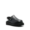 Toga Pulla buckled ankle-strap flat mules - Black