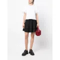 b+ab pleated flared mini skirt - Black