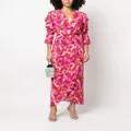 IRO floral-print midi dress - Pink