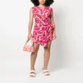 IRO floral-print sleeveless short dress - Pink