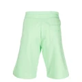 Moschino logo-panel lounge shorts - Green