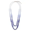 Emporio Armani double layered necklace - Blue