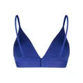 Calvin Klein logo-underband triangle bra - Blue