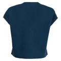 Pringle of Scotland ribbed V-neck knitted top - Blue