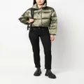Calvin Klein cropped puffer jacket - Green