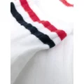 Thom Browne striped rib-knit socks - White