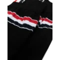Thom Browne stripe-detail mid-calf socks - Black