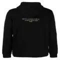 Karl Lagerfeld logo-patch hoodie - Black