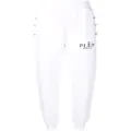Philipp Plein logo-print track pants - White