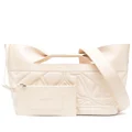 Alexander McQueen The Bow quilted tote bag - Neutrals