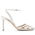 Giambattista Valli caged stiletto-heel sandals - White