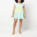 Nina Ricci gradient-effect sleeveless dress - Blue