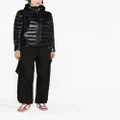 Canada Goose logo-patch padded down jacket - Black