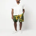Iceberg tropical print deck shorts - Green