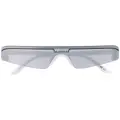 Balenciaga Eyewear Ski rectangular-frame sunglasses - White