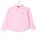 Ralph Lauren Kids Polo Pony button-down shirt - Pink