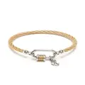 Charriol Forever Lock cable bangle - Gold