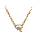 Charriol Forever Lock cable-link necklace - Gold