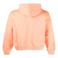 MSGM logo-print cotton hoodie - Orange