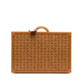 MCM medium Visetos-print suitcase - Brown