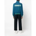 Kenzo graphic logo-print track jacket - Blue