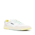 Karl Lagerfeld embroidered-logo leather sneakers - White