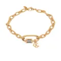 Charriol Forever Lock cable-link bracelet - Gold