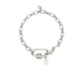 Charriol Forever Lock rope-detail bracelet - Silver