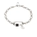 Charriol Forever Lock cable-link bracelet - Silver