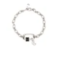 Charriol Forever Lock cable-link bracelet - Silver