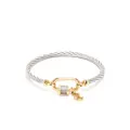 Charriol Forever Lock cable bangle - Silver