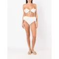 Clube Bossa Bandara high-waist bikini bottoms - White