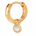 Monica Vinader mini gem huggie earrings - Gold