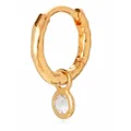 Monica Vinader mini gem huggie earrings - Gold