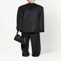 Balenciaga oversize side-tie blazer - Black