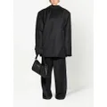 Balenciaga oversize side-tie blazer - Black