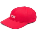 Diesel Corry-Jacq logo-appliqué baseball cap - Red
